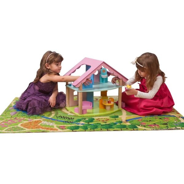 Casa delle bambole Le Toy Van Mia CASA con 15 mobili e bambole incluse