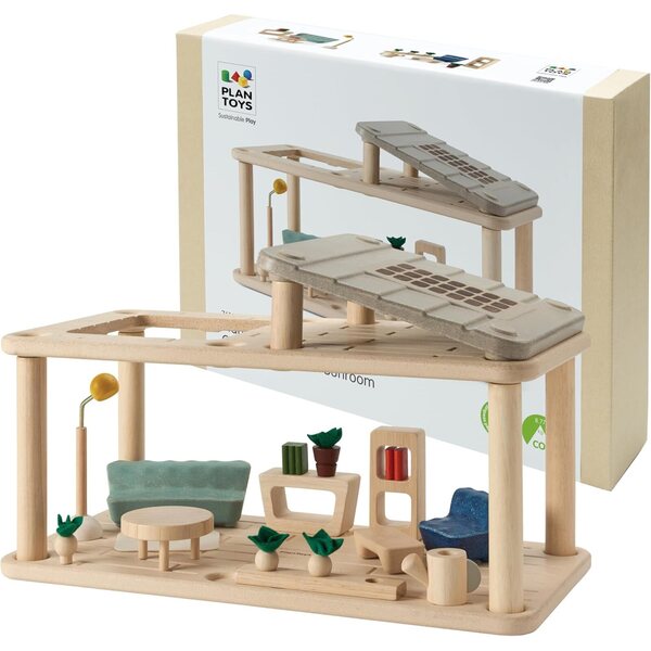 PlanSpaces Appartamento con Veranda: Set Gioco Modulabile in Legno Sostenibile