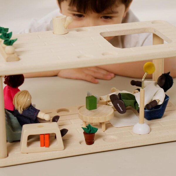 PlanSpaces Appartamento con Veranda: Set Gioco Modulabile in Legno Sostenibile