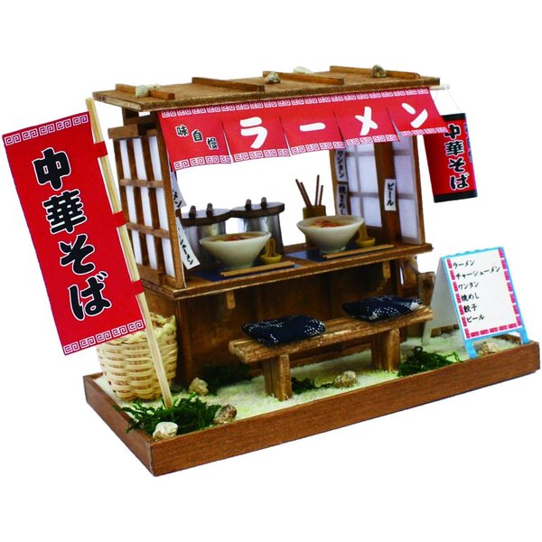 Billy Showa Noodle Shop Puppenhaus-Bausatz – japanischer Modellbau