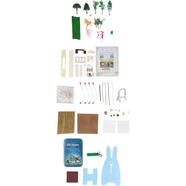 SIXRUN Casa delle Bambole in Legno da Montare Kit DIY Creativo per Bambini