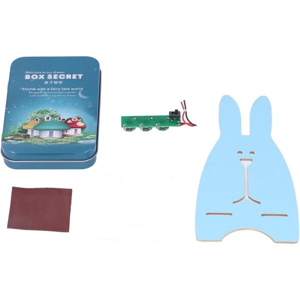 SIXRUN Casa delle Bambole in Legno da Montare Kit DIY Creativo per Bambini