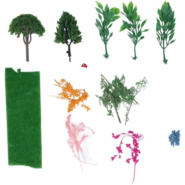 SIXRUN Casa delle Bambole in Legno da Montare Kit DIY Creativo per Bambini