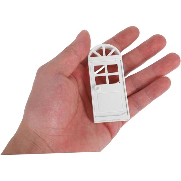 8-teiliges Miniatur-Fenster und Türen für Puppenhäuser, Kreativset, einfach zu montieren