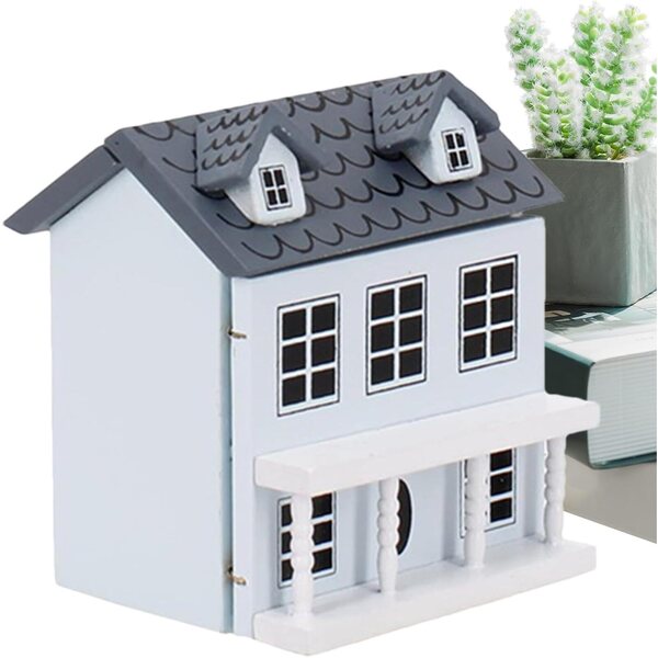 DIY Mini-Villa aus Holz – Puppenhaus mit Zubehör und realistischem Design