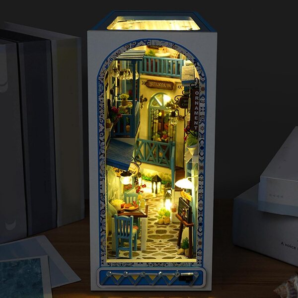 Book Nook Sea Breeze 3D Kit Miniatura in Carta per Decorazione e Relax