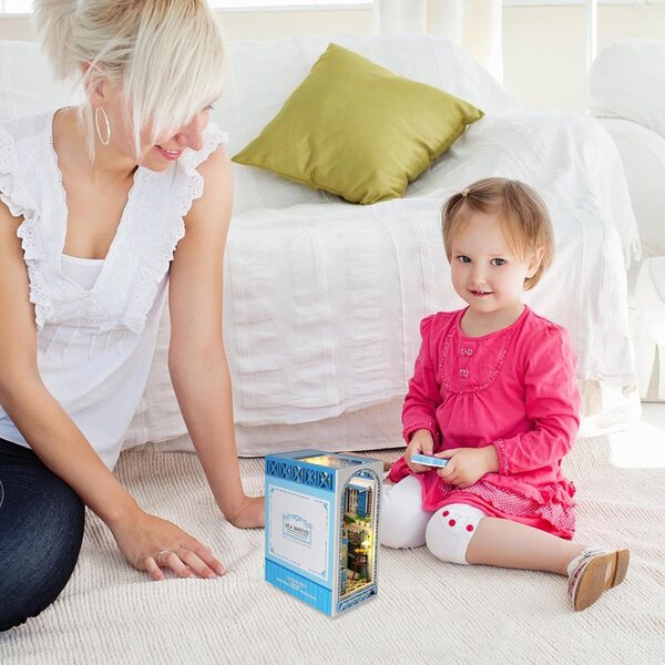 Book Nook Sea Breeze 3D Kit Miniatura in Carta per Decorazione e Relax