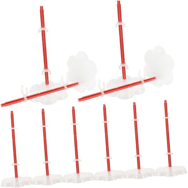 Supporti per Bambole Warmhm 10 pezzi con Base Stabile e Clip Regolabile in Plastica
