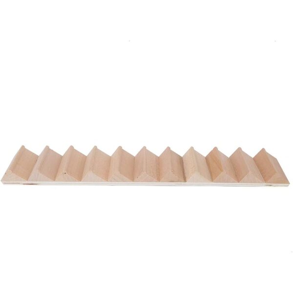 1:12 Miniatur-Holztreppe für Puppenhaus – 12 handgefertigte Stufen