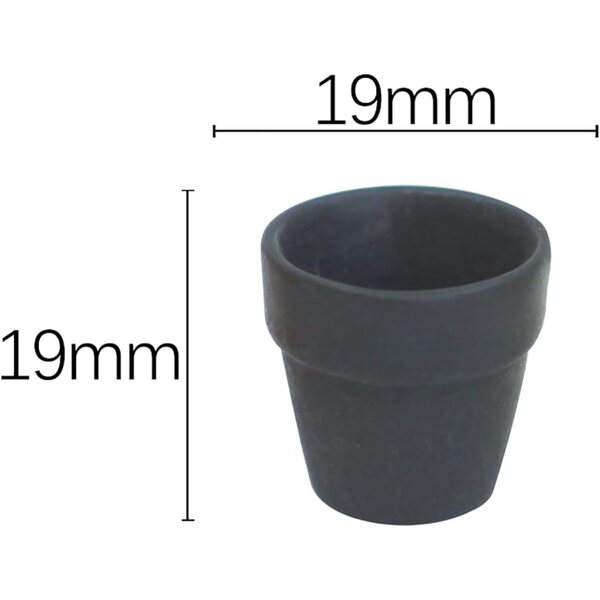 Set 50 Mini Vasi in Resina per Case delle Bambole Accessori Miniature 1:12