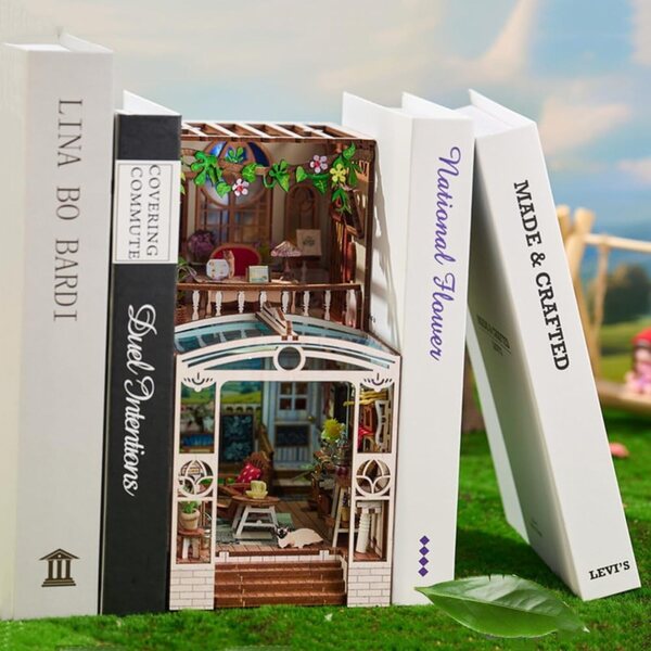 3D-DIY-Puppenhaus aus Holz mit zwei Etagen, Kreativset für Weihnachten und Dekoration