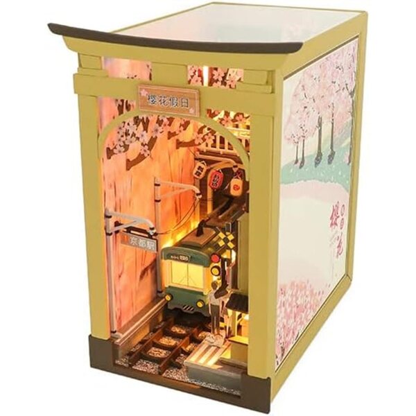 DIY-Miniatur-Puppenhaus-Bausatz mit detaillierten Möbeln und Zubehör
