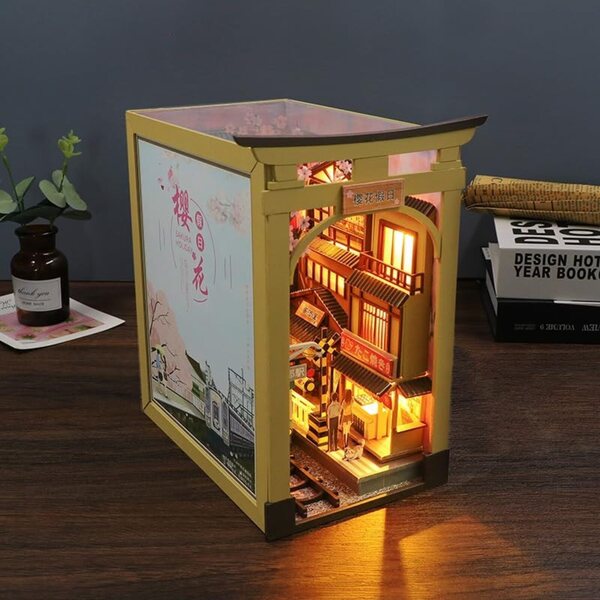 DIY-Miniatur-Puppenhaus-Bausatz mit detaillierten Möbeln und Zubehör