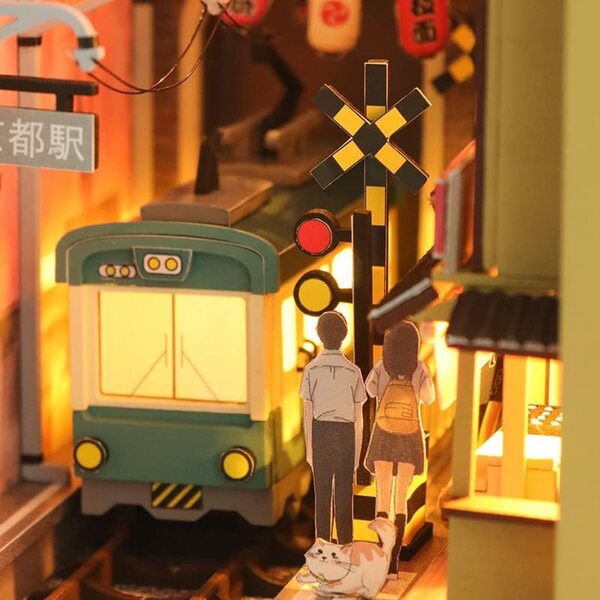 DIY-Miniatur-Puppenhaus-Bausatz mit detaillierten Möbeln und Zubehör