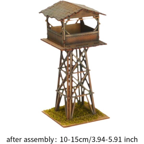Kit Casa in Legno 1/72 DIY - Modellismo Europeo Miniatura per Diorama e Decorazioni