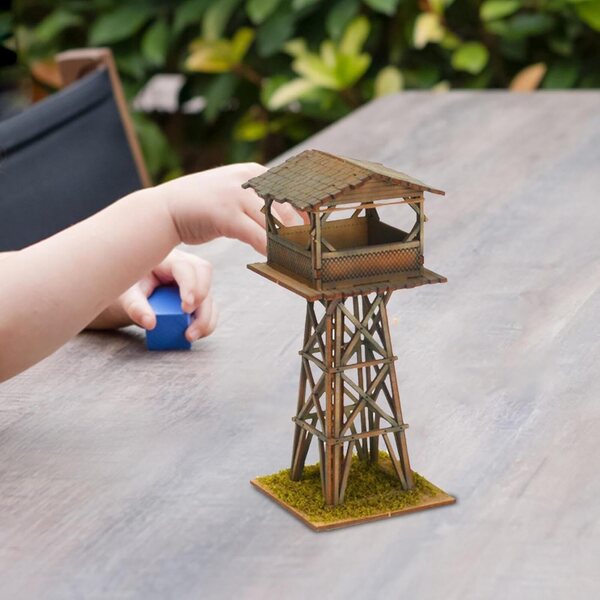 Kit Casa in Legno 1/72 DIY - Modellismo Europeo Miniatura per Diorama e Decorazioni