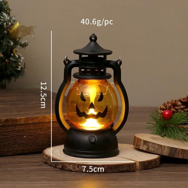 Lampada LED a Olio Retrò 12,5cm - Mini Decorazione Casa e Campeggio