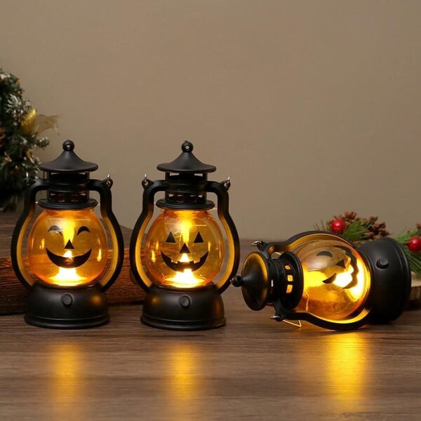 Lampada LED a Olio Retrò 12,5cm - Mini Decorazione Casa e Campeggio