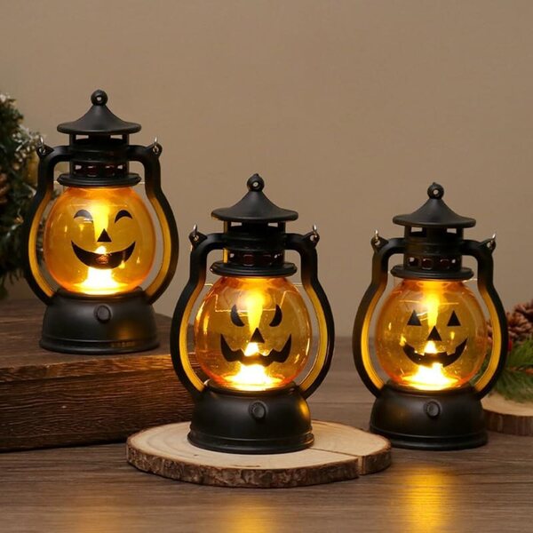 Lampada LED a Olio Retrò 12,5cm - Mini Decorazione Casa e Campeggio