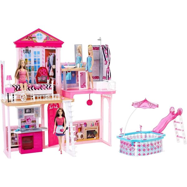 Barbie Casa e Mobili - Set di Accessori per Costruire e Arredare la Casa Barbie