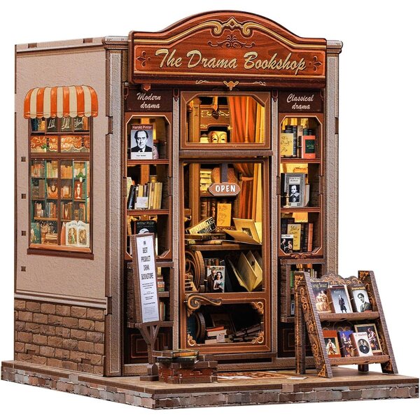CUTEBEE 3D-Puppenhaus-Bausatz aus Holz zum Selbermachen, einzigartige Miniatur-Dekoration