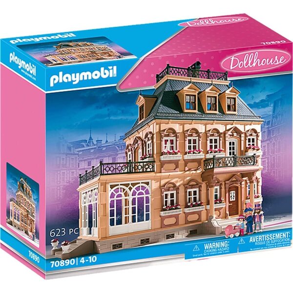 Playmobil Grande Maison di Bambole Vittoriana con 5 Stanze e Dettagli Originali