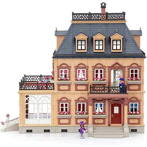 Playmobil Grande Maison di Bambole Vittoriana con 5 Stanze e Dettagli Originali