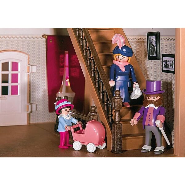Playmobil Grande Maison di Bambole Vittoriana con 5 Stanze e Dettagli Originali