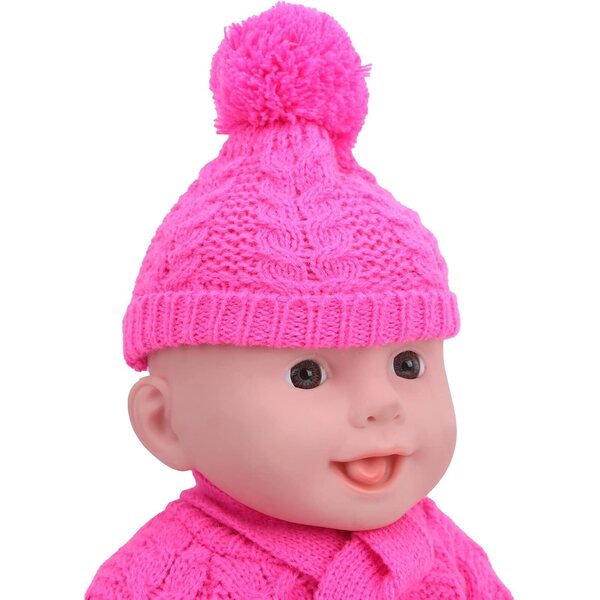 Irfora Vestiti per Bambole 18 Pollici Set Pantaloni Maglione Cappello Sciarpa Bambola 43 cm