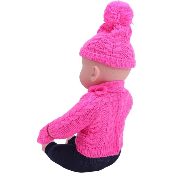 Irfora Vestiti per Bambole 18 Pollici Set Pantaloni Maglione Cappello Sciarpa Bambola 43 cm