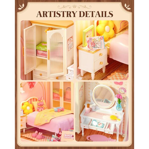 Rolife Kit Casa Miniatura DIY Super Creator - Negozio di Dolci Tasty Cake Shop