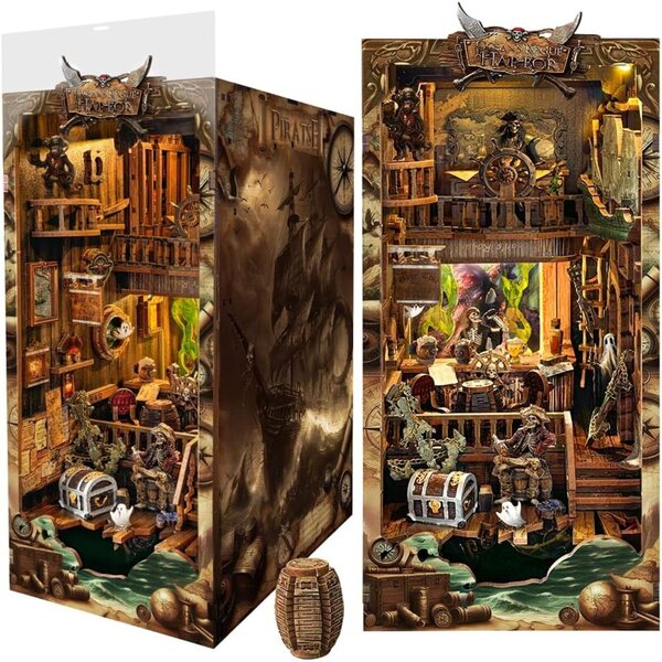 3D-Puppenhaus-Puzzle-Set aus Holz mit LED – zum Selbermachen für Jugendliche ab 14 Jahren