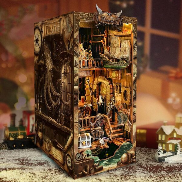3D-Puppenhaus-Puzzle-Set aus Holz mit LED – zum Selbermachen für Jugendliche ab 14 Jahren