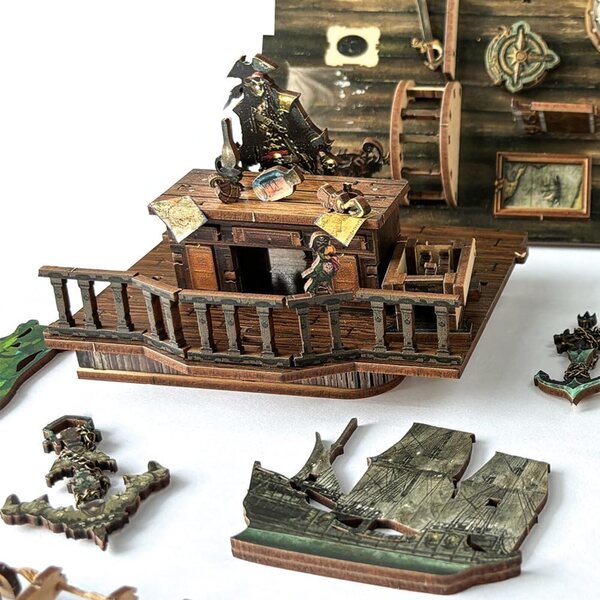 3D-Puppenhaus-Puzzle-Set aus Holz mit LED – zum Selbermachen für Jugendliche ab 14 Jahren