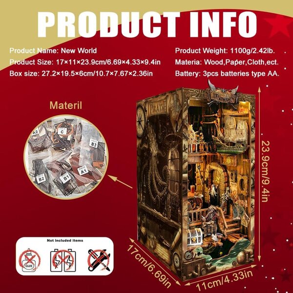3D-Puppenhaus-Puzzle-Set aus Holz mit LED – zum Selbermachen für Jugendliche ab 14 Jahren