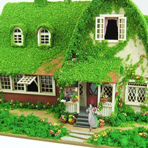 Papierbastelset 1/150 Kikis Haus – Studio Ghibli Kiki Lieferung nach Hause