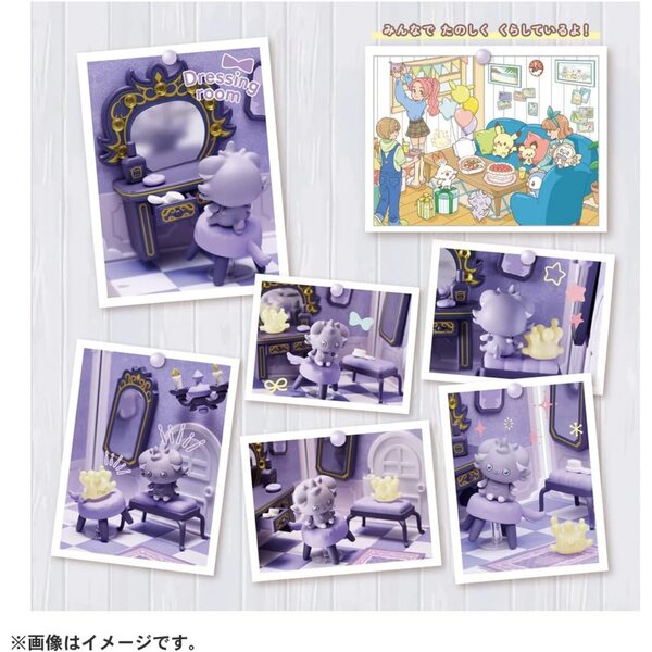 Takara Tomy Pokemon Poke Peace House mit Nyasper und Mahomil – Haus- und Ankleideset