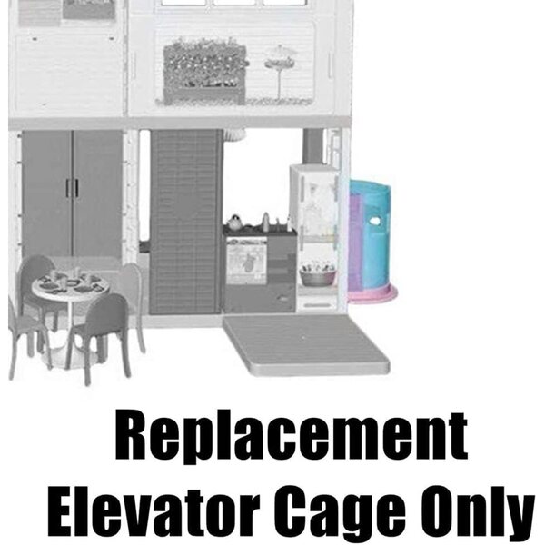 Ricambio Cage Ascensore per Barbie Dreamhouse FHY73 - Pezzo Originale di Ricambio