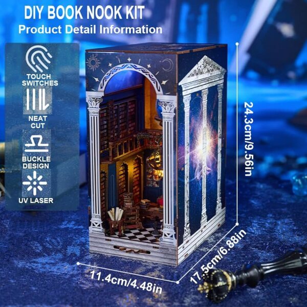 3D-Miniatur-Puppenhaus-Bausatz aus Holz – DIY-Puzzle für Erwachsene und perfektes Geschenk