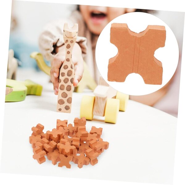 Uonlytech 50 mini mattoni in terracotta per modellismo e decorazioni realistici