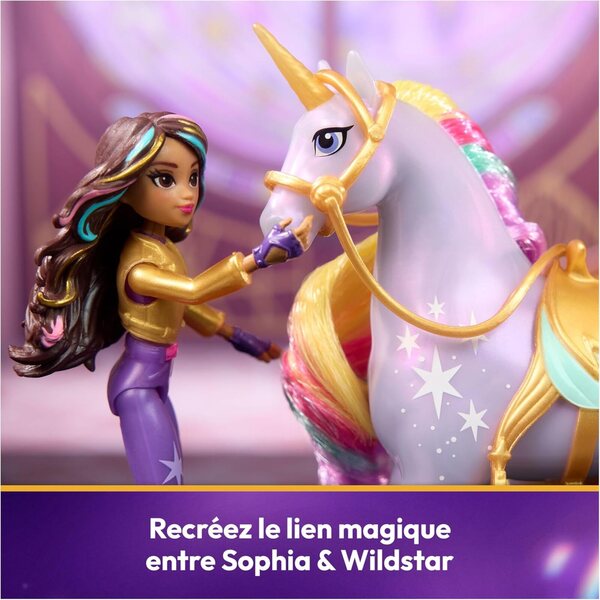 Unicorn Academy Licorne Wildstar und Sophia Puppen – Magische Spiele für Kinder ab 4 Jahren