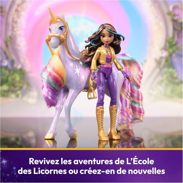 Unicorn Academy Licorne Wildstar und Sophia Puppen – Magische Spiele für Kinder ab 4 Jahren