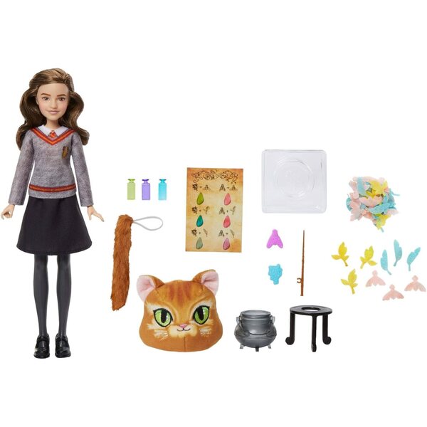 Mattel Harry Potter Hermine Granger Box-Set mit Trank Polynectar und 13 Zubehörteilen