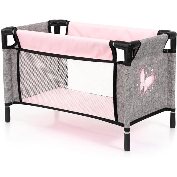 Set accessori per bambole fino a 42 cm con seggiolone, lettino e borsa inclusi