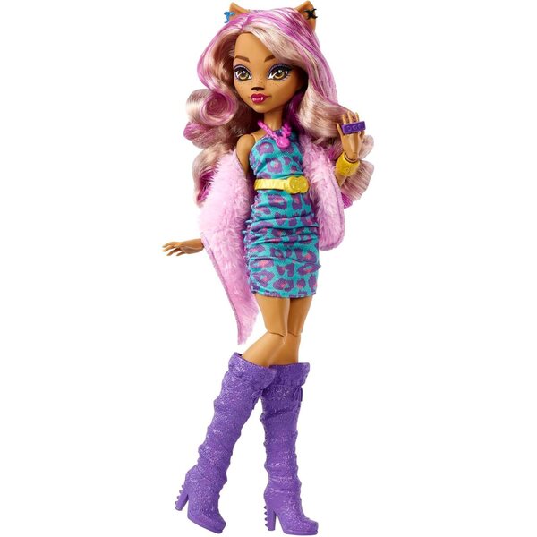 Monster High Studio De Mode Clawdeen Wolf Box-Set mit über 20 Puppen-Modeaccessoires