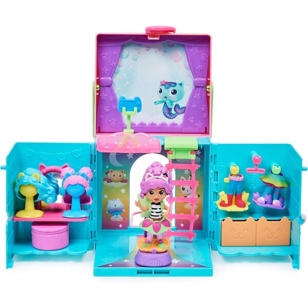 Gabby's Dollhouse Dressing Arc-en-Ciel: Transportables Spielset mit Puppenzubehör