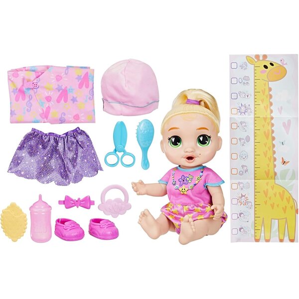 Baby Alive Lala GooGoo: Interaktive Puppe, die mit über 75 Geräuschen in Englisch und Spanisch wächst