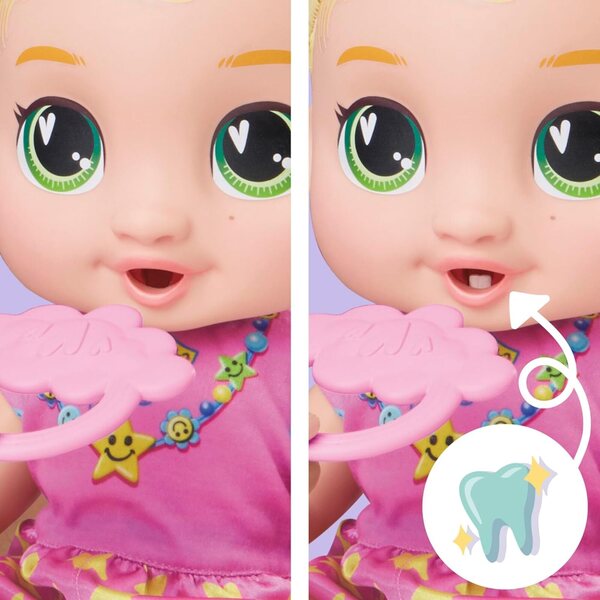 Baby Alive Lala GooGoo: Interaktive Puppe, die mit über 75 Geräuschen in Englisch und Spanisch wächst
