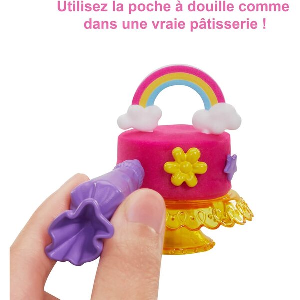Barbie Pâtissière con Pasticceria, bambole 30 cm e 20+ Accessori per Bambini 3+
