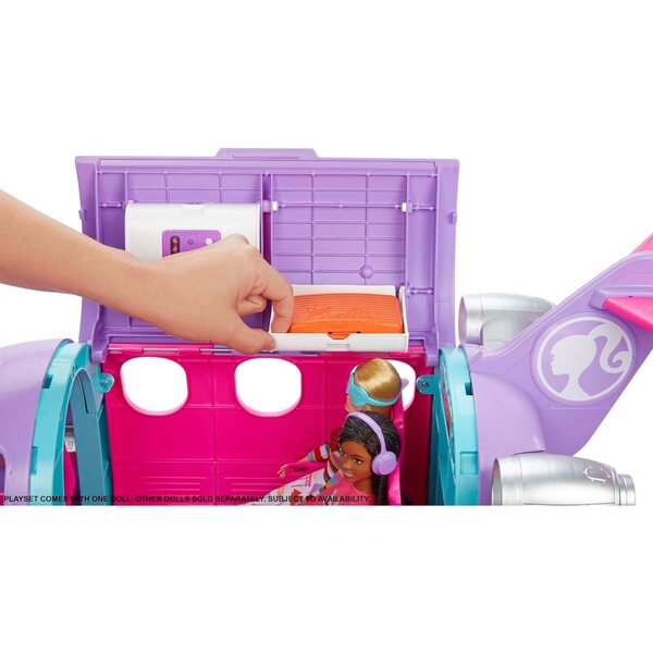 Barbie-Pilotin mit Privatjet und 15 Accessoires zum Thema Reisen für Kinder ab 3 Jahren